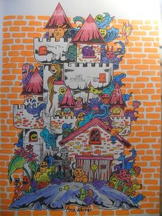 Doodle A Invasao DoodleInvasion DoodleAInvasao Adultcolouringbook Livrosdecolorirantiestresse Livrosdecolorir KerbyRosanes