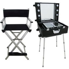 This Mobile Beauty Station Is Perfect For Makeup Artists Or Mobile Beauty Station And Folding Chair 250