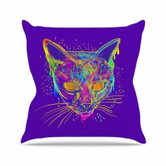 Kess InHouse BarmalisiRTB Keep Yourself Purple People Throw 40 x 30 Fleece Blanket
