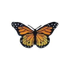 11 Patch Thermocollant Tissu Papillons Glitter Iron-on patch Butterfly