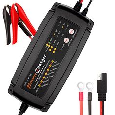 Marko Auto Accessories 8AMP 6V//12V Heavy Duty Vehicle Battery Charger Car Van Compact Portable Electric