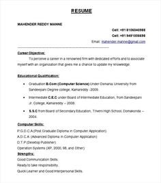 btech freshers resume format template free samples examples format resume curruculum vitae