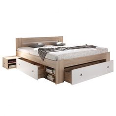 Letto in legno massello TiaWOOD | Bett, Stauraum und Schlafzimmer Letto in legno massello TiaWOOD | Bett, Stauraum und Schlafzimmer