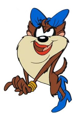 female tasmanian devil cartoon