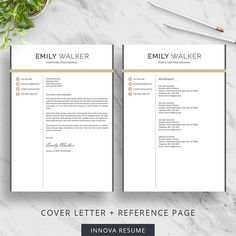 creative resume template for word modern resume design cv resume reference sheet template in modern 1