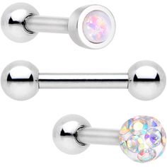 Set of 3 Rings: Blue Hypoallergenic 316L Stainless Steel Surgical Steel Ring lip belly 14 gauge tragus 12 MM Round Circular Horseshoe Barbells Hoop Rings cartilage earring body Jewelry piercing nipple Green /& Purple pink Anodized 14G
