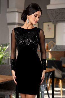 Vestido de Encaje Elegante Negro Vestido de Encaje Elegante Negro