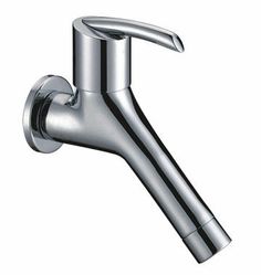Single Handle Square Style Wall Mounted Bathroom Sink Faucet Single Handle Wall Mount Bathroom Faucet Faucets Hole Mounted With Zinc Alloy Chrome Plated