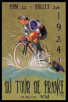 Tour de France 1977 Campagnolo Super Record Colnago vintage A4 poster Tour de France 1977 Campagnolo Super Record Colnago vintage A4 poster