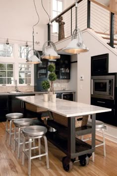 23 Industrial Kitchen Island Ideas Industrial Kitchen Industrial Kitchen Island Kitchen Inspirations