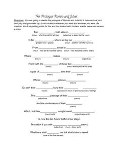 prologue to romeo and juliet