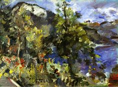 The Jochberg /& the Walchensee Germany 1924 by Lovis Corinth AA NEW Art Postcard