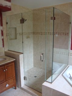 Master Bathroom Knee Wall hydroslide-modern-sliding-shower-knee-wall | remodel-master Master Bathroom Knee Wall hydroslide-modern-sliding-shower-knee-wall | remodel-master