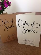 A Fashionable And Rustic Inspired Wedding With Karen Mcgowran 5 X Vintage Rustic Style Shabby Chic Wedding Order Of Service Outer Covers