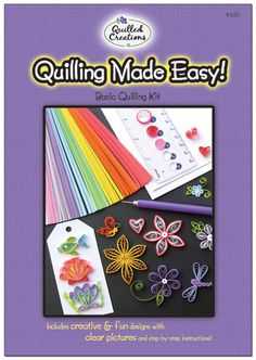 Multicoloured Quilled Creations Super Looper Quilling Comb Acrylic 2-Piece