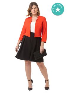 City Chic Womens Apparel Womens Plus Size Top Wrap Miss Poppy