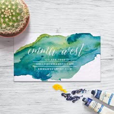 22 best watercolour business cards images watercolor business watercolors business cards