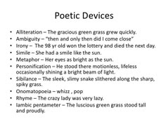 poetic devices