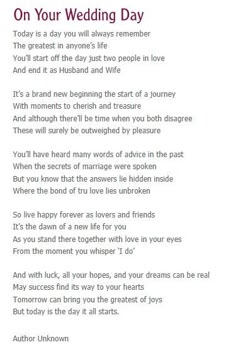 Wedding Readings From Children S Books 7 Cute Choices Image Result For Good Or Funny Memory About Daughter On Her Marriage Wedding Poems Readingwedding