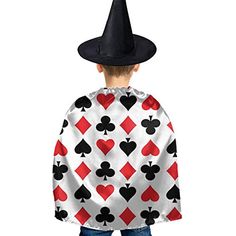 Adults Wizard Spider Web Hat and Cape Set Unisex Fancy Halloween Party Accessory