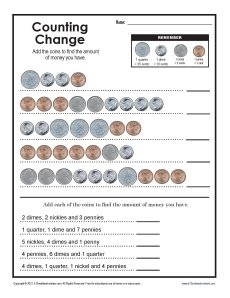 practice counting money for adults