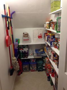 Under Stairs Coat Closet Turned Pantry Storage Ideas In 2018