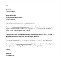 solicitation letter image letters