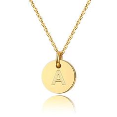 Necklace Ext Jay Seiler Stainless Steel Polished Engraveable Round Disc w//2in Length: 18 in,