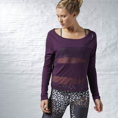 Reebok CrossFit Compression Cropped Long Sleeve Shirt Multicolor | Reebok MLT Reebok CrossFit Compression Cropped Long Sleeve Shirt Multicolor | Reebok MLT