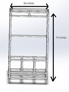 Looks Like Make Out Of Metal Pipes Then Painted Diy Home How To Make A Closet Organizer Out Of Pvc