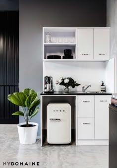 77 Best Office Kitchenette Images House Decorations Kitchen Small Calling All Minimalists This Beauty Blogger S Office Is Your Dream Come True
