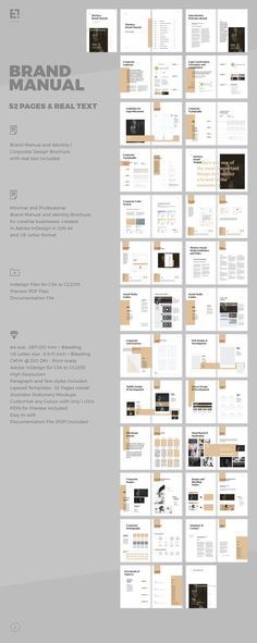 Brand Manual Landscape Brand manual, Brochure template and Brochures - office manual template Brand Manual Landscape Brand manual, Brochure template and Brochures - office manual template