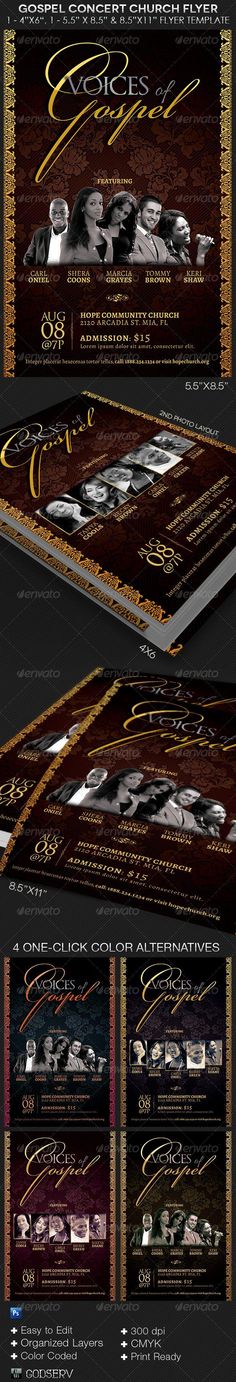 gospel meeting flyer template