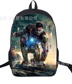 AVENGERS INFINITY WAR IRON MAN SUIT SCHOOL KIDS BACKPACK JUNIOR BAG NEW