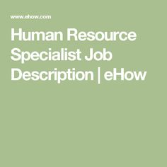 hr consultant job description