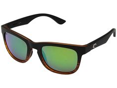 Spy Discord Sunglasses-Soft Matte Black//Green Fade-Gray Green//Green Flash Unise