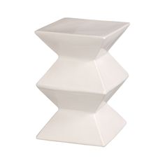 Edge Funky Orange High Gloss Lacquered End Table Oradnesday White Zigzag Garden Stool