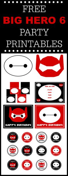 http media cache ak0 pinimg com originals 6b 6b 0d big hero 6 free printables a perfect way to decorate your big hero 6 birthday parties we ve got invitations welcomes signs cupcake toppers baymax photo