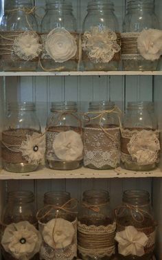 42 Cool Camo Wedding Ideas for Country Style Enthusiasts | Camo wedding Rustic mason jars and Mason jar lighting