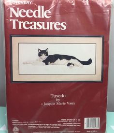 LEISURE ARTS COUNTED CROSS STITCH LEAFLET 2626 MEOW MIX CAT PATTERN BOOK 1994