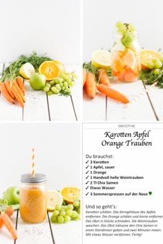 Hausgemachte getrocknete Fruchtsmoothies