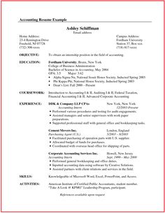 canada resume format
