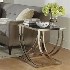 Lucio Arch Curved Sculptural End Table Glass End Tables, Modern End Tables, Modern Centre Table Designs, End Tables, Sofa End Tables, Side Table, Tempered Glass