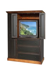 Entertainment Armoire with Bi Fold Doors