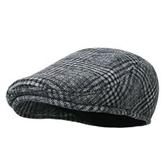 Unisex Mens Spiral Bakerboy Flat Cap Newsboy Cabbie Gatsby Driver Hats Brown