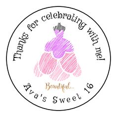 30 Gold Crown Birthday Mini Bubble Labels Quinceanera Sweet 16 Personalized 30 Gold Crown Birthday Mini Bubble Labels Quinceanera Sweet 16 Personalized