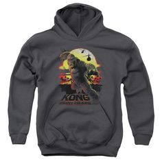 King Kong Sun Silhouette Kids Sweatshirt