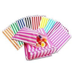 The 59 Best Candy Bags Images On Pinterest In 2018 50 Striped Candy Paper Bags For Sweet Favour Buffet Wedding Cake Gift