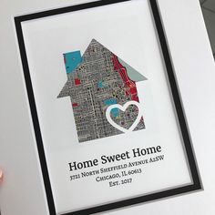 This House Became Our Home Personalized Map By HandmadeHQ On Etsy This House Became Our Home Personalized Map By HandmadeHQ On Etsy