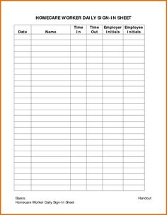 11 best attendance sheet